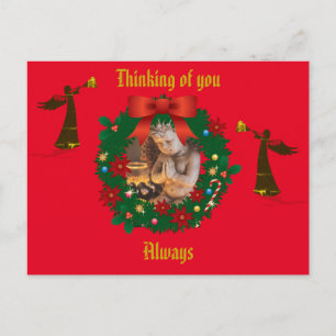 Holiday Angel  Postcard