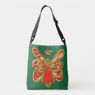 Holiday Angels Art Purse Holiday Cross Body Bag