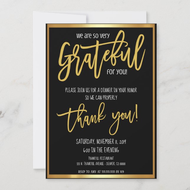 Holiday Appreciation Invitation, Corporate Party Invitation (Front)