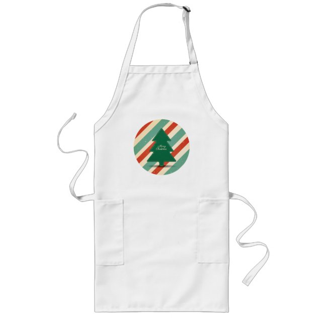 Holiday Apron - Retro Christmas Design (Front)