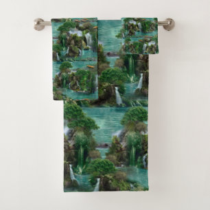 Holiday at the Magical Fantasy Lake Bath Towel Set