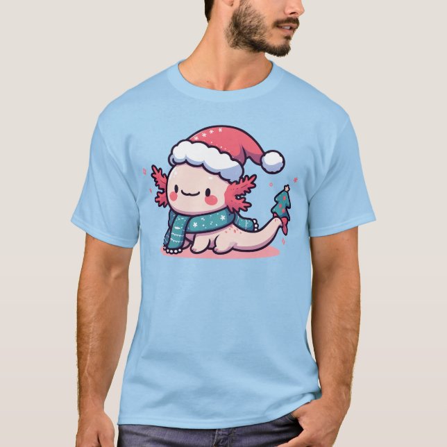 Holiday Axolotl Shirt (Front)