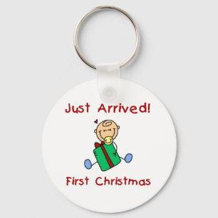 Holiday Baby Boy Just Arrived Tshirts and Gifts Key Ring