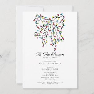 Holiday Bachelorette Party Invitation