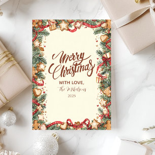 Holiday Baking Christmas Card