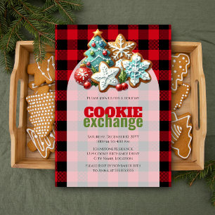 Holiday Baking Christmas Cookie Exchange Invitation