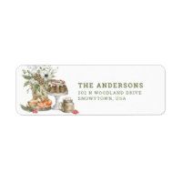 Holiday Baking | Christmas | return address Label