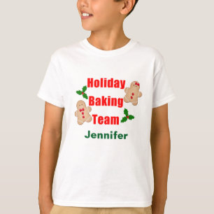 Holiday Baking Team Cookies Gingerbread Fun T-Shirt