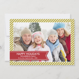 HOLIDAY BANNER HOLIDAY PHOTO CARD