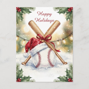 Holiday Baseball Christmas Cards