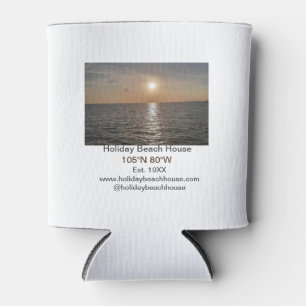 Holiday beach ocean house longitude latitude est.  can cooler