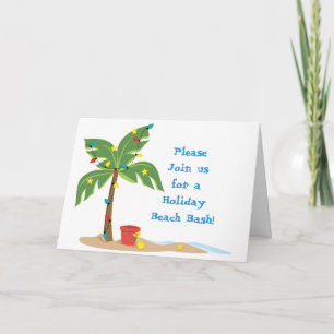 Holiday Beach Scene Card
