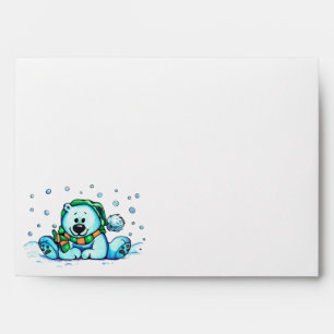 Holiday Bear Envelope