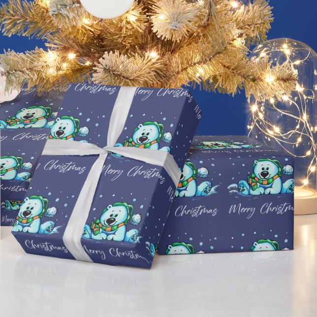 HOLIDAY BEAR WRAPPING PAPER (Holidays)