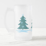 Holiday Beer Mug Festive ChristmasTree Beer Glass<br><div class="desc">Christmas Beer Glass / Mugs Steins Decor Blue Holiday Tree Gifts Classic Blue Christmas Coffee Mugs Glasses & Cups for Men Women Kids Home & Office Original Stylish Nondenominational Holiday Cups Mugs & Glasses Christmas / Hanukkah Holiday Tree Gifts Cups & Mugs Travel Mugs Blue Christmas Beer Mugs Design by...</div>