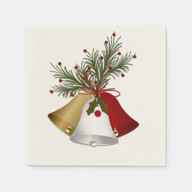 Holiday Bells Napkin (Front)