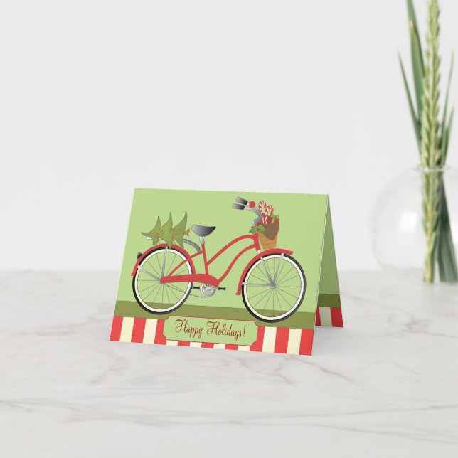 Holiday Bicycle Card (Front)