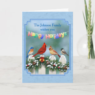 Holiday Birds & Christmas Garland