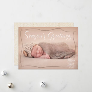 Holiday Birth Announcement - Christmas Cards - BRN