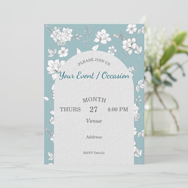 Holiday Birthday Wedding Generic Customise  Invitation (Creator Uploaded)