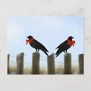 Holiday Blessing Crows