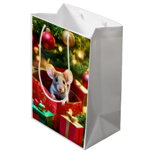 Holiday Blessings Mouse Christmas Gift Bags