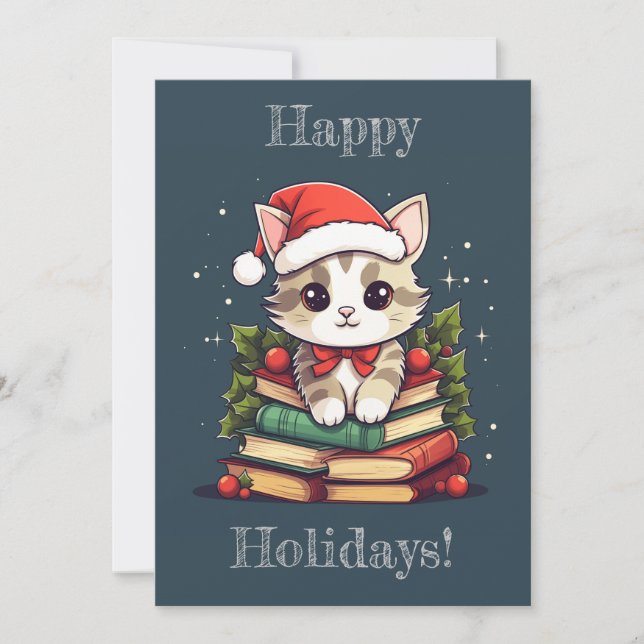 Holiday Book Cat  (Front)