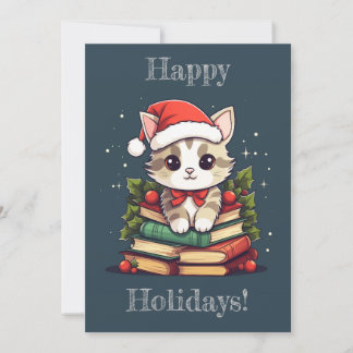 Holiday Book Cat