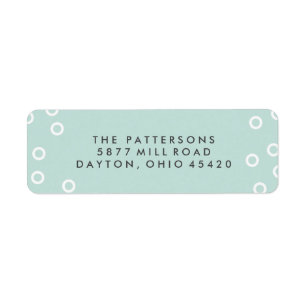 Holiday Border Address Label
