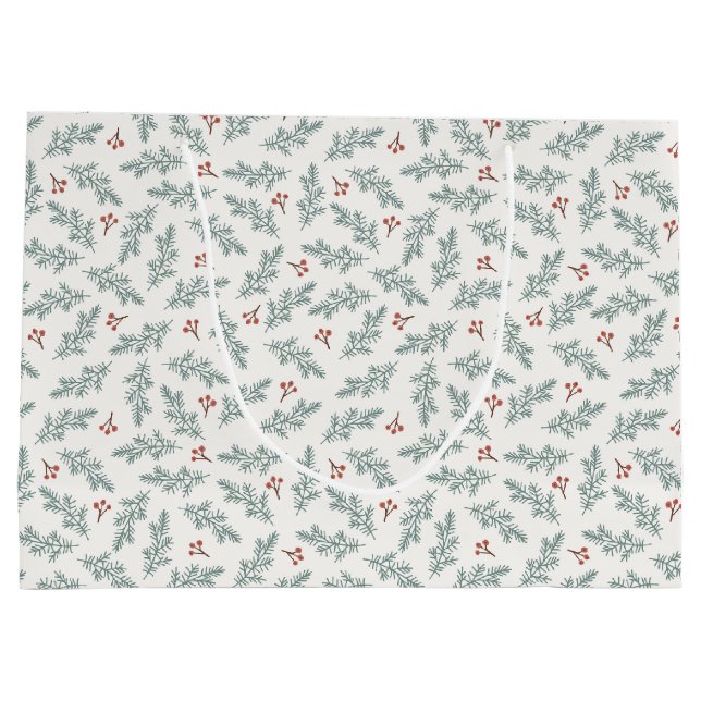 Holiday Botanical Gift Bags (Back)