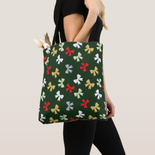 Holiday Bows Tote Bag