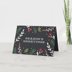 HOLIDAY BRANCHES HOLIDAY GREETING CARD