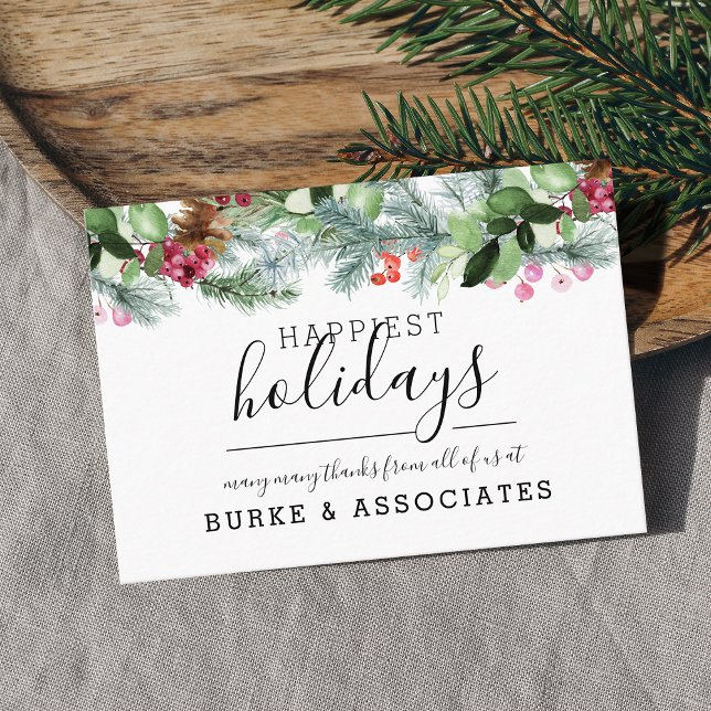 Holiday Business Personalised Business Card (Holiday Business Personalized Business Card)
