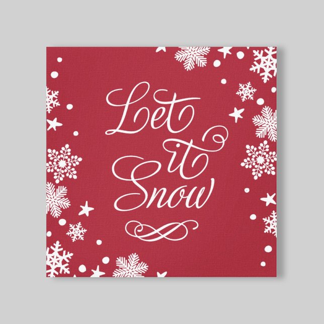 Holiday Canvas Art | Let it Snow (Creator Uploaded)