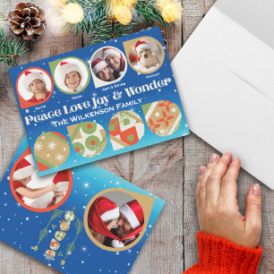 Holiday Card Bold Ornaments