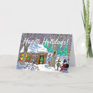 Holiday Card by Denny Plesea for Ruby Lane