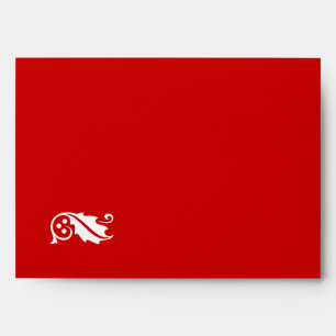 Holiday Card Envelope Holly