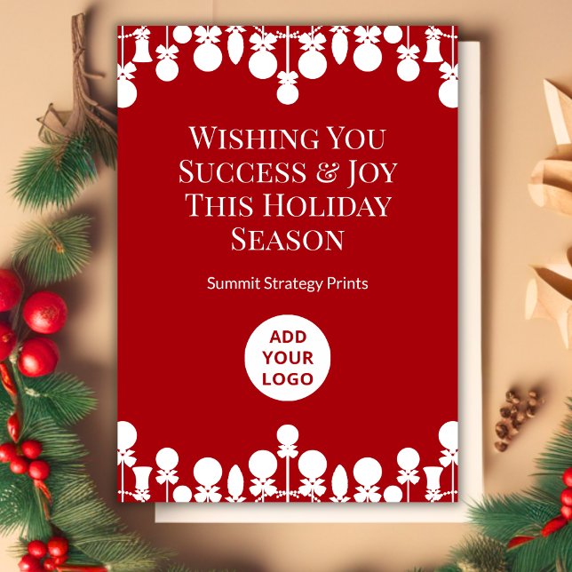 Holiday Card for Business | Personalised Text (Creator Uploaded)
