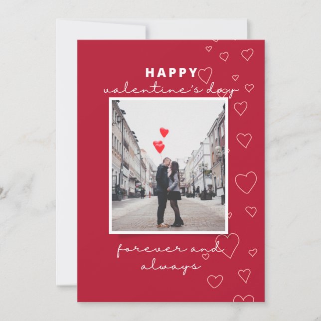 holiday card, happy valentines day  card (Front)