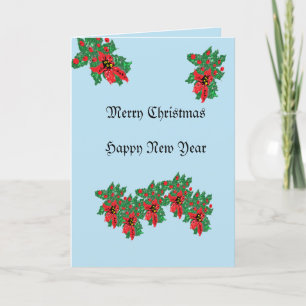 Holiday Card : Merry Christma Happy New Year