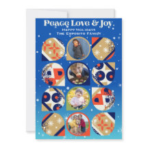 Holiday Card Oversized Ornaments