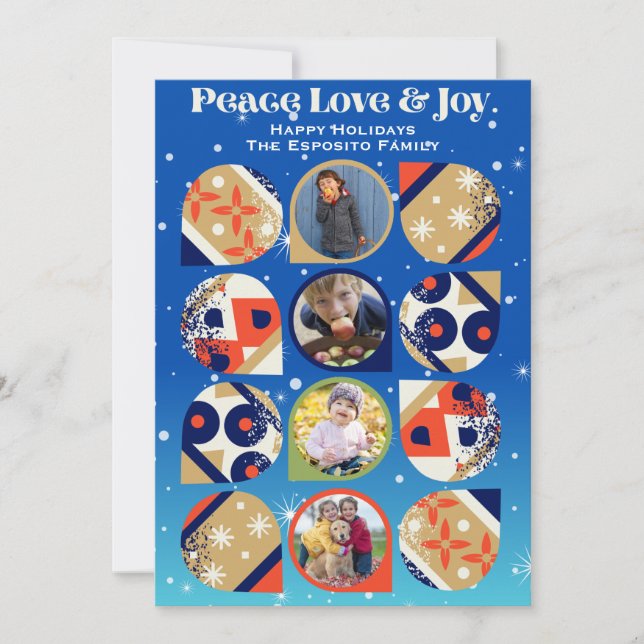 Holiday Card Oversized Ornaments (Front)