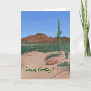 Holiday Card "You Rock My World" Southwest Theme