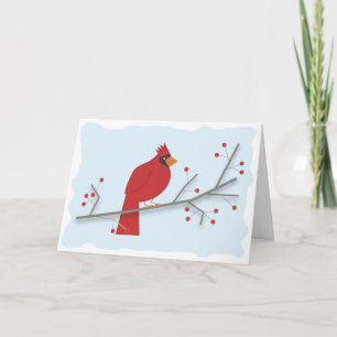 Holiday Cardinal Card