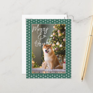Holiday cards ASANOHA Japanese Kimono pattern