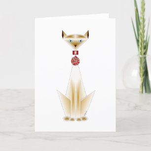 Holiday Cat Card