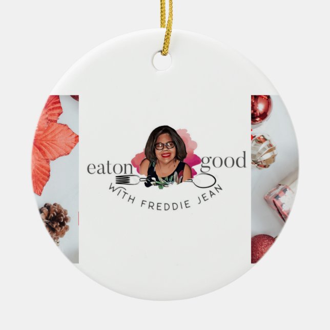 Holiday  ceramic tree decoration (Front)