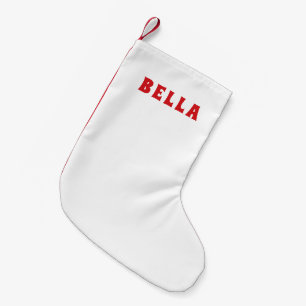 Holiday Charm White Stocking