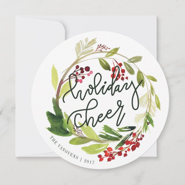 HOLIDAY CHEER CARD (Front)