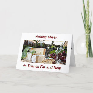 HOLIDAY CHEER=FRIENDS FAR AND NEAR CARD